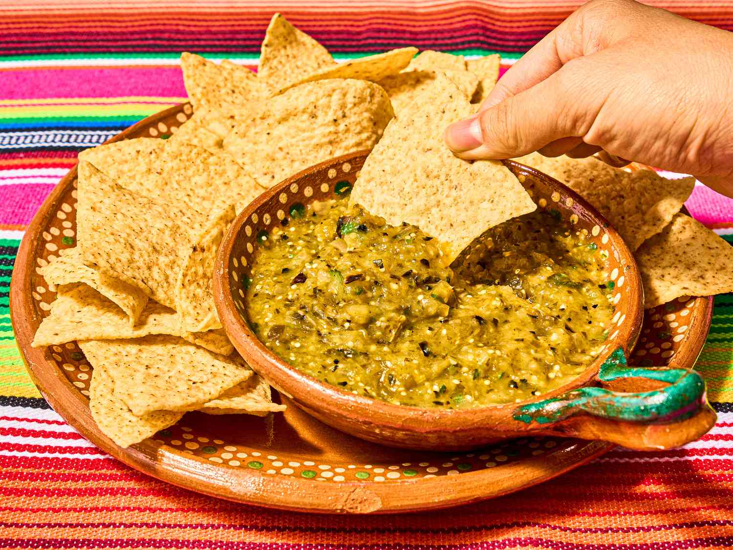 Homemade Guacamole and Salsa Verde for Mexican Dishes